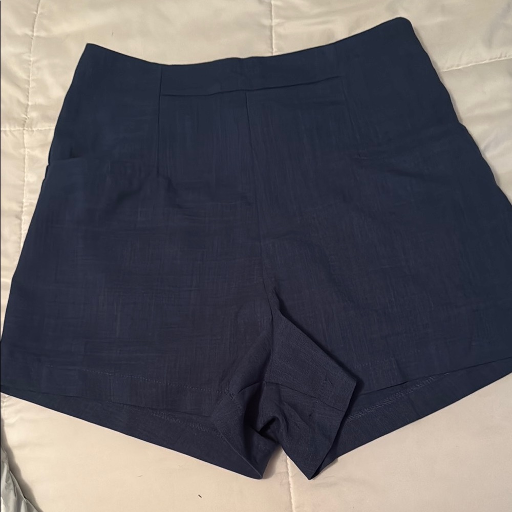 Women's Navy Blue Shorts